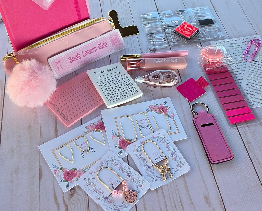 10 Piece Mystery Bundle, Bookish Surprise Box, Reader Gift, Self-Care Bundle, Stationary Items