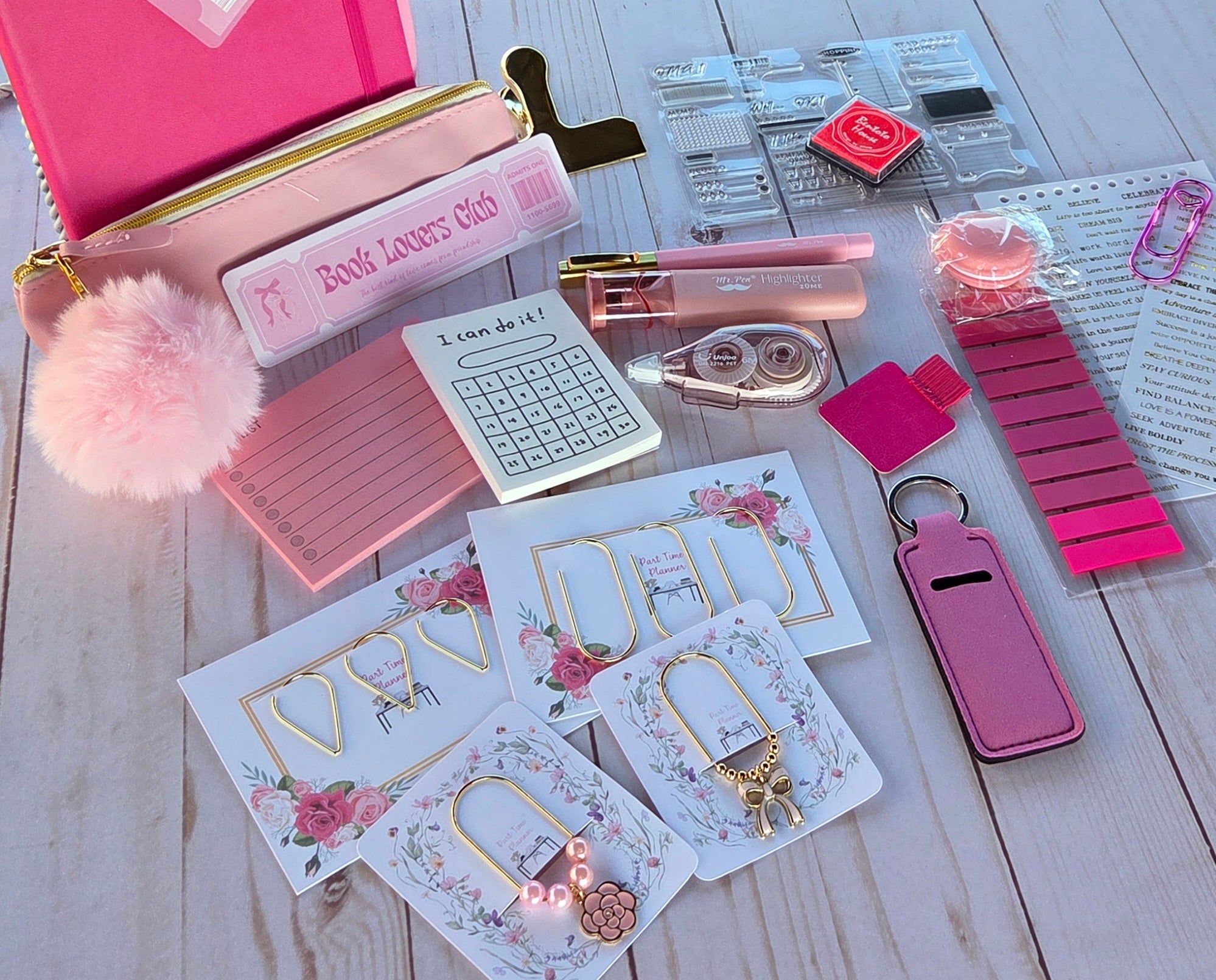 10 Piece Mystery Bundle, Bookish Surprise Box, Reader Gift, Self-Care Bundle, Stationary Items