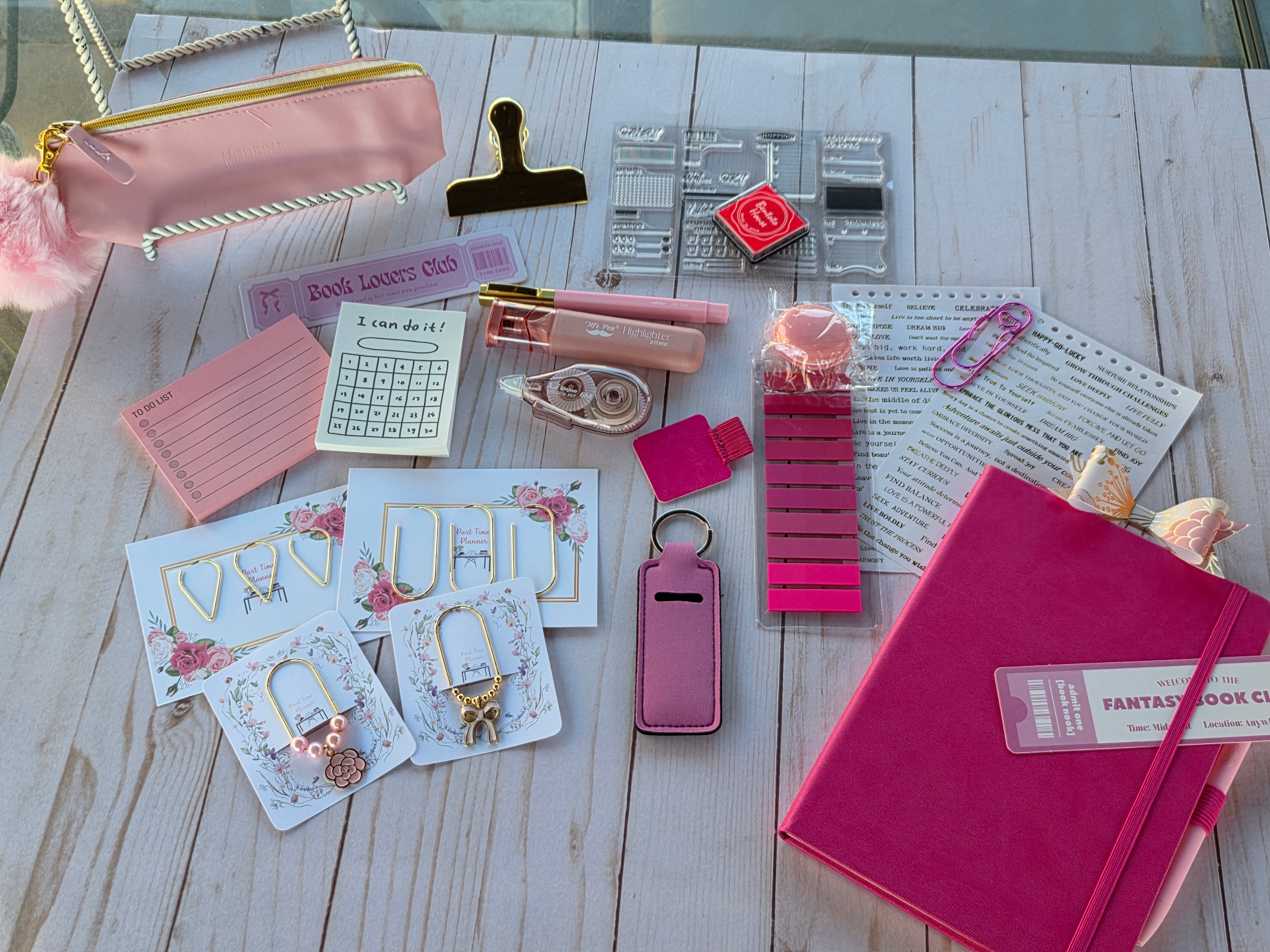 15 Piece Mystery Bundle, Bookish Surprise Box, Reader Gift, Self-Care Bundle, Stationary Items