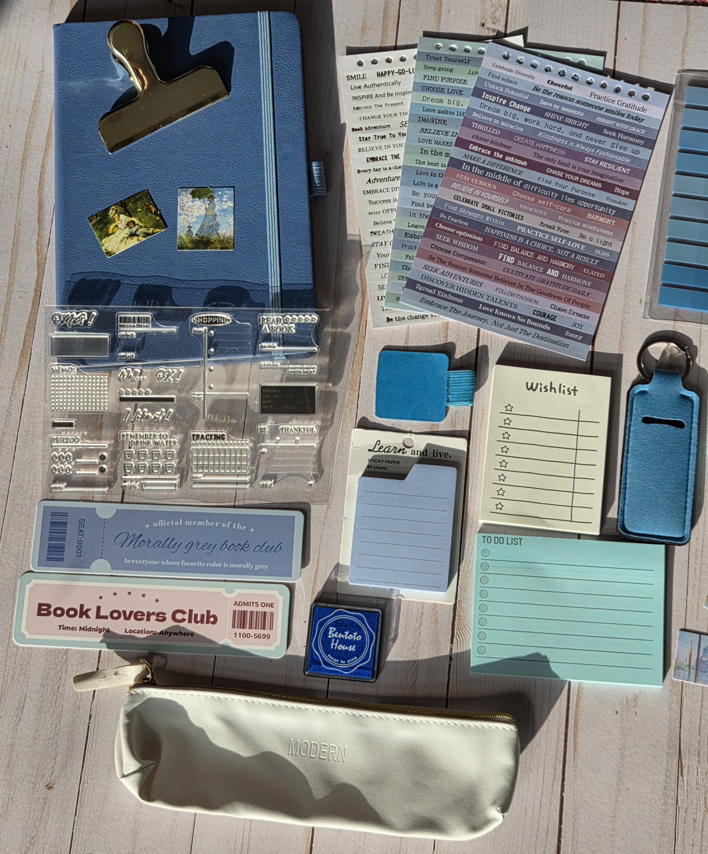 15 Piece Mystery Bundle, Bookish Surprise Box, Reader Gift, Self-Care Bundle, Stationary Items