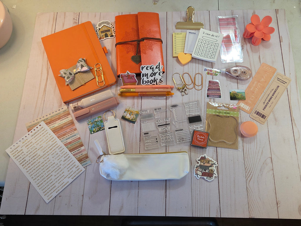 15 Piece Mystery Bundle, Bookish Surprise Box, Reader Gift, Self-Care Bundle, Stationary Items