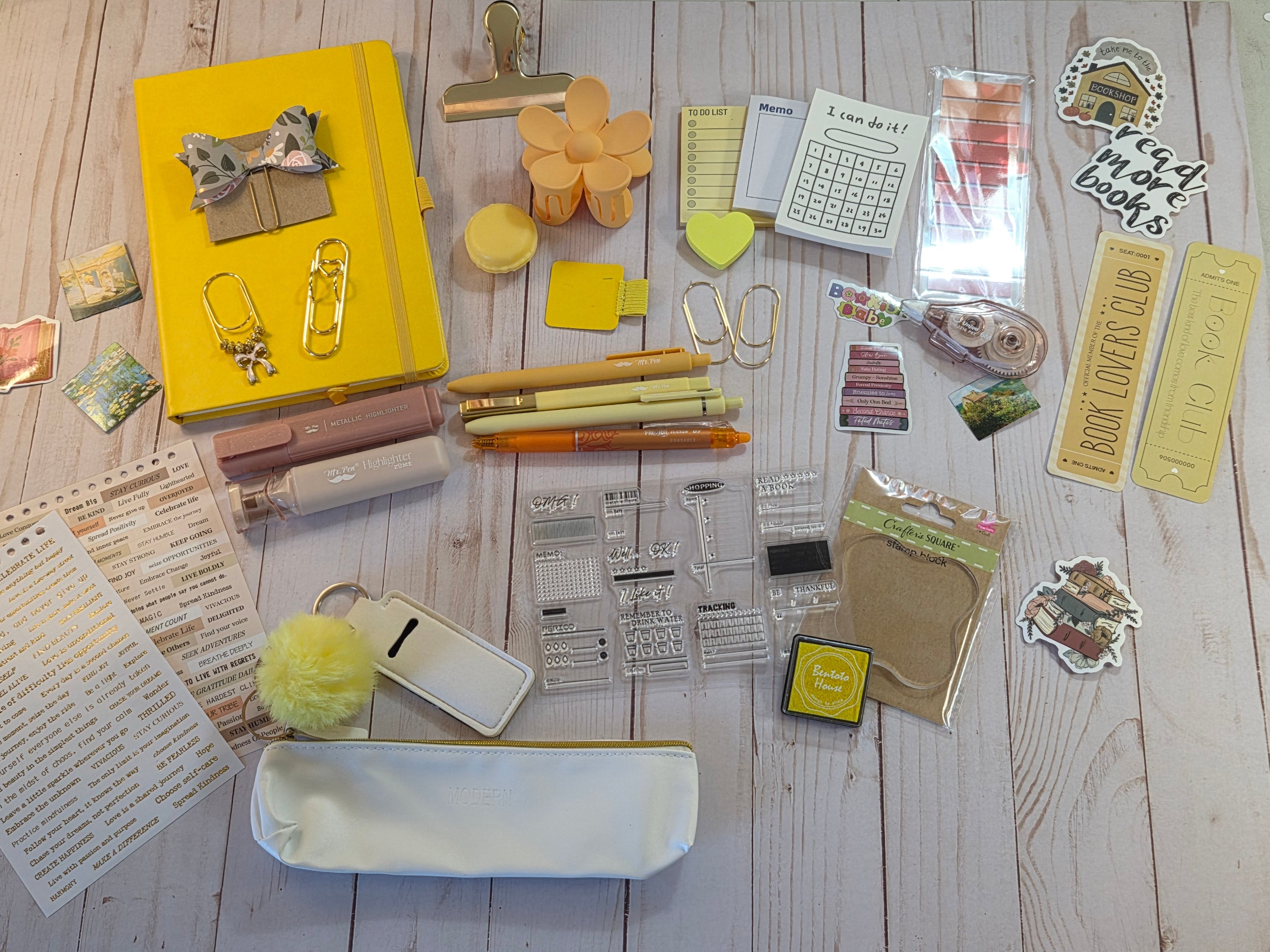 20 Piece Mystery Bundle, Bookish Surprise Box, Reader Gift, Self-Care Bundle, Stationary Items