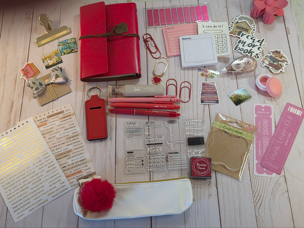 10 Piece Mystery Bundle, Bookish Surprise Box, Reader Gift, Self-Care Bundle, Stationary Items