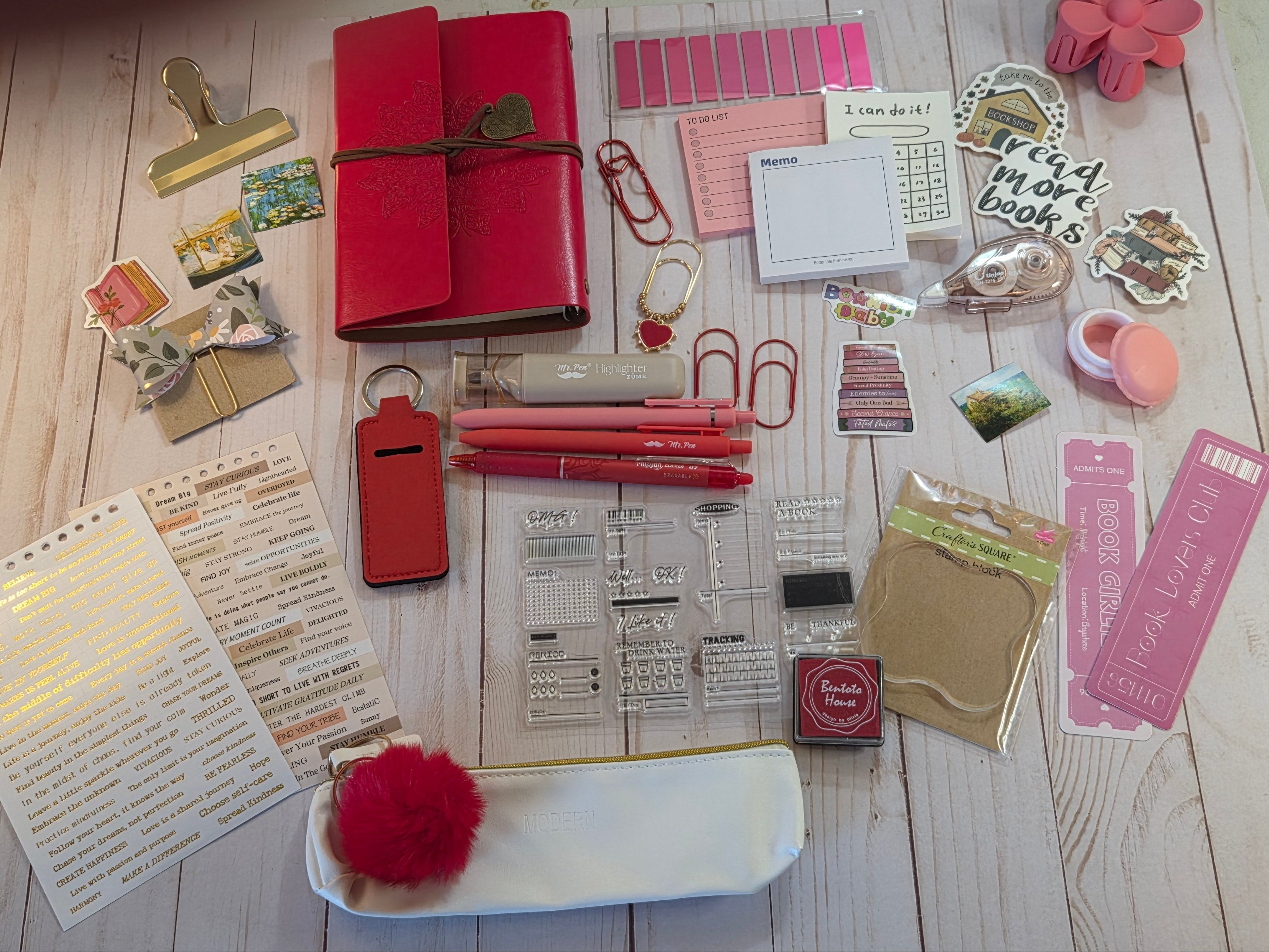 10 Piece Mystery Bundle, Bookish Surprise Box, Reader Gift, Self-Care Bundle, Stationary Items