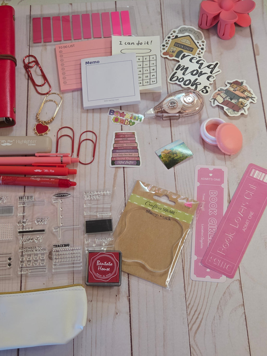 10 Piece Mystery Bundle, Bookish Surprise Box, Reader Gift, Self-Care Bundle, Stationary Items