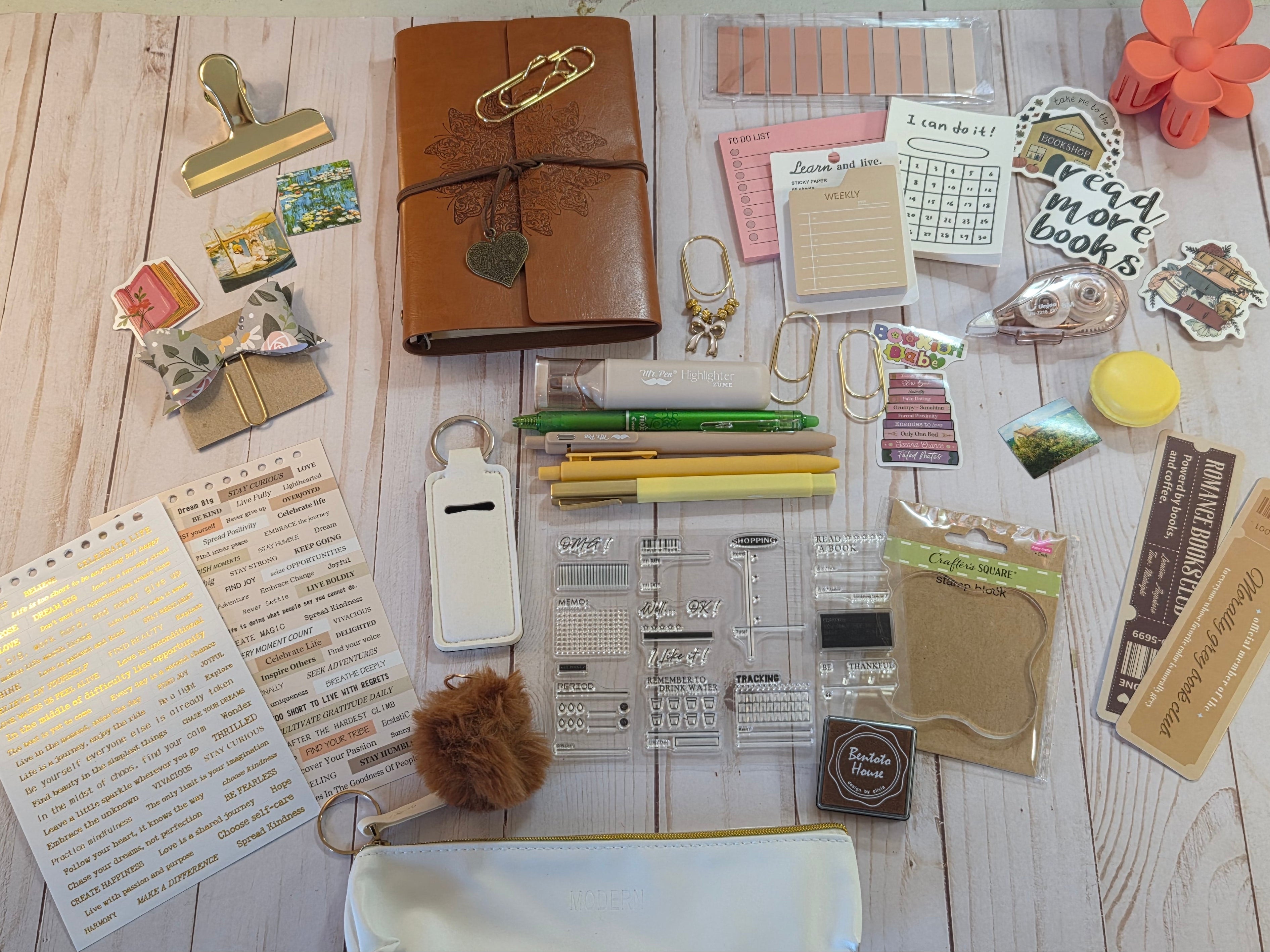 10 Piece Mystery Bundle, Bookish Surprise Box, Reader Gift, Self-Care Bundle, Stationary Items