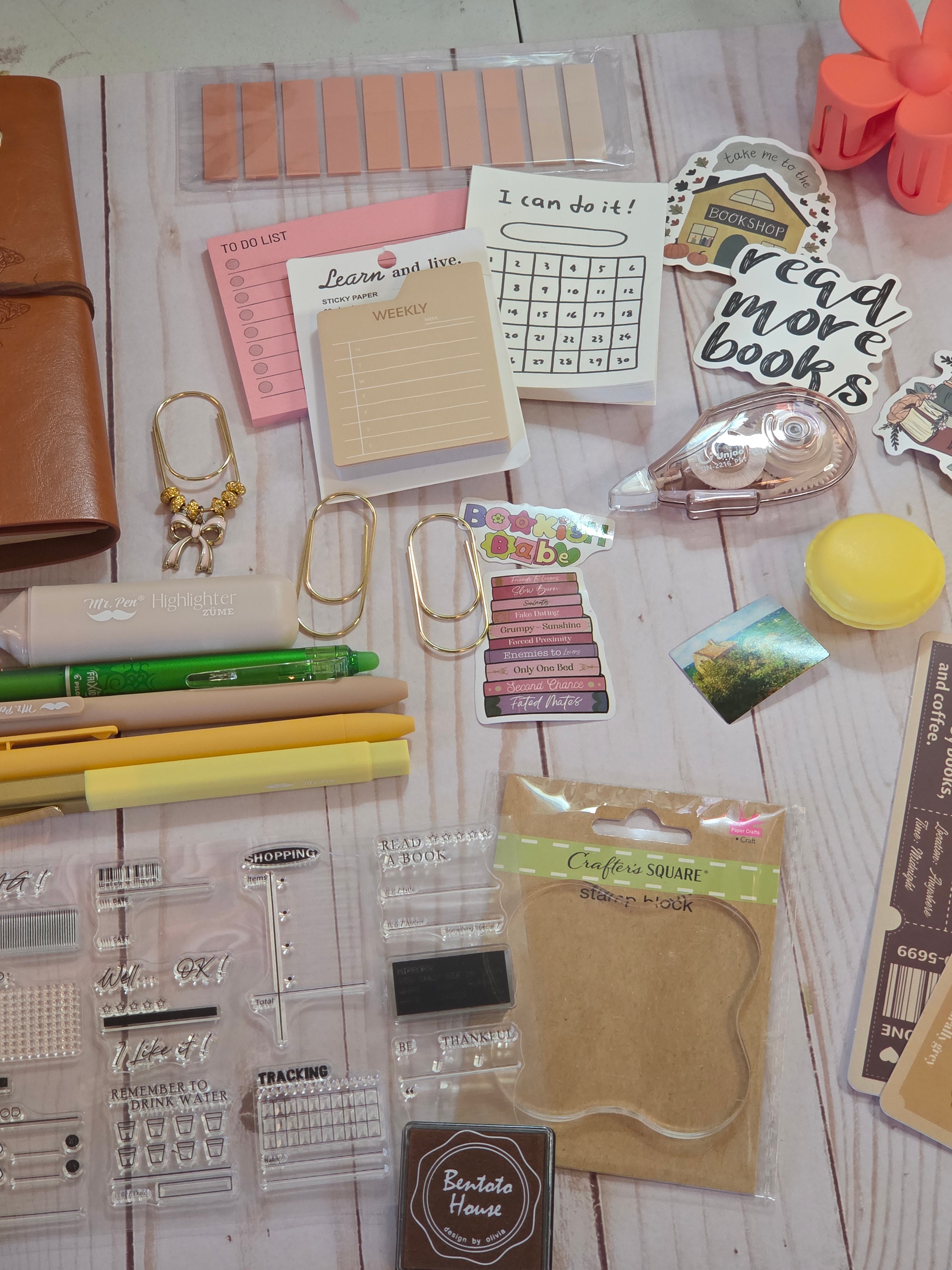 10 Piece Mystery Bundle, Bookish Surprise Box, Reader Gift, Self-Care Bundle, Stationary Items